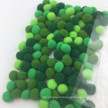 Craft Kits For Kids Green Nylon Mini Pompoms